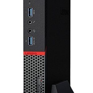 Lenovo ThinkCentre M700 Tiny Desktop, Intel Core i3-6100T Dual-Core 3.2GHz, 4GB DDR4, 128GB Solid State Drive, 802.11ac, Bluetooth, Win10Pro (Renewed)