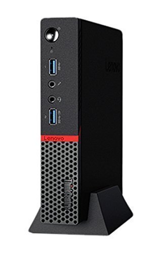 Lenovo ThinkCentre M700 Tiny Desktop, Intel Core i3-6100T Dual-Core 3.2GHz, 4GB DDR4, 128GB Solid State Drive, 802.11ac, Bluetooth, Win10Pro (Renewed)