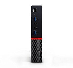 Lenovo ThinkCentre M700 Tiny Desktop, Intel Core i3-6100T Dual-Core 3.2GHz, 4GB DDR4, 128GB Solid State Drive, 802.11ac, Bluetooth, Win10Pro (Renewed)