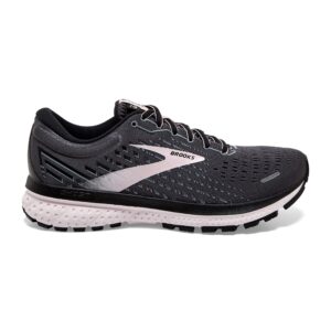 Brooks Women's Ghost 13 Running Shoe - Black/Pearl/Hushed Violet - 11.5 Narrow