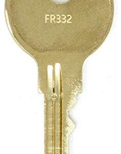 Steelcase FR332 Replacement Keys: 2 Keys