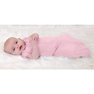 Aden + Anais Essentials Easy Snug Swaddle, Transitions to Arms-Free Wearable Sleeping Bag, Newborn, 0-3 Months, Twinkling Stars, Pink, 2 Pack