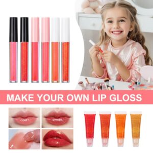 ibcccndc DIY Lip Gloss Making Kit Gift - Make Your Own Moisturizing and Shiny Lip Gloss with Lip Gloss Kit for Women and Girls (28)