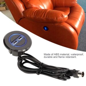 DEWIN Lift Chair Button - Electric Sofa Button Electric Recliner Chair Sofa Replacement Button Lift Chair Hand Control Handset with Dual USB