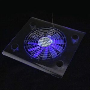 Notebook Cooler,Ultra Quiet USB Notebook Cooler,Cooling Pad Fans,with LED RGB Lights,for PS4/PS3/Laptop,Plug and Play