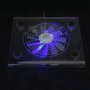 Notebook Cooler,Ultra Quiet USB Notebook Cooler,Cooling Pad Fans,with LED RGB Lights,for PS4/PS3/Laptop,Plug and Play