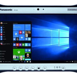 Panasonic Toughpad G1, FZ-G1 MK3, Core i5-5300U 2.30GHz, 10.1 WUXGA Multi Touch + Digitizer, 8GB, 128GB SSD, WiFi, Bluetooth, 4G LTE, Dual Pass, 2D Barcode Laser, 2 Cameras, Windows 10 Pro (Renewed)