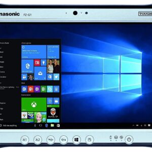 Panasonic Toughpad FZ-G1, Core i5-5300U 2.30GHz, 10.1 WUXGA Multi Touch + Digitizer, 8GB, 256GB SSD, WiFi, Bluetooth, 4G LTE, Dual Pass, 2D Barcode Laser, 2 Cameras, Windows 10 Pro (Renewed)