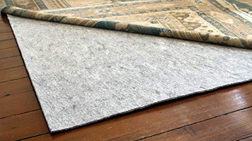 RUGPADUSA - Basics - 2'6" x 9' - 1/4" Thick - Felt + Rubber - Non-Slip Rug Pad - Cushioning Felt for Added Comfort - Safe for All Floors and Finishes