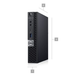 Dell OptiPlex 7070 Desktop Computer - Intel Core i7-9700T - 16GB RAM - 256GB SSD - Micro PC (Renewed)