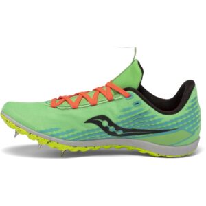 saucony women's havok xc3 flat cross country running shoes, green mutant, 10