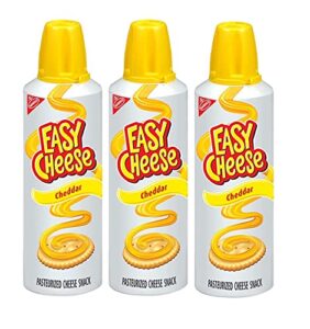 3 kraft easy cheese cheddar in can 8oz