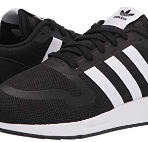 adidas Originals mens Smooth Runner Sneaker, Core Black/White/Core Black, 11 US