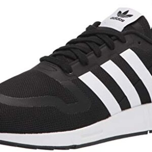 adidas Originals mens Smooth Runner Sneaker, Core Black/White/Core Black, 11 US