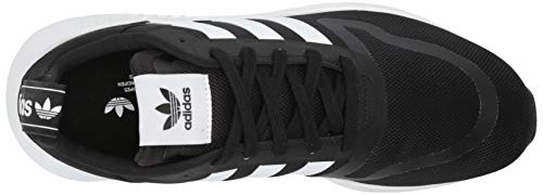 adidas Originals mens Smooth Runner Sneaker, Core Black/White/Core Black, 11 US