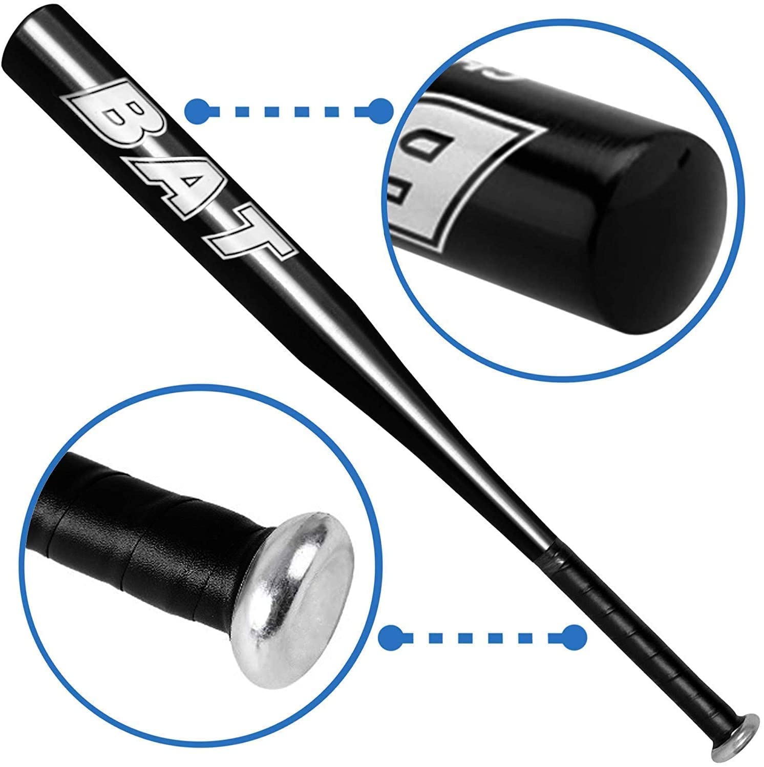 Farsler Baseball Bat 25 Inch Aluminum Alloy Thickened Baseball Bats for Batting Practice, Sport, Training