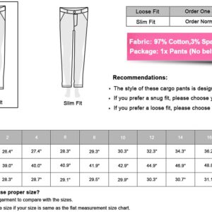 AKARMY Womens Cargo Pants with Pockets Outdoor Casual Ripstop Camo Military Combat Construction Work Pants Gray