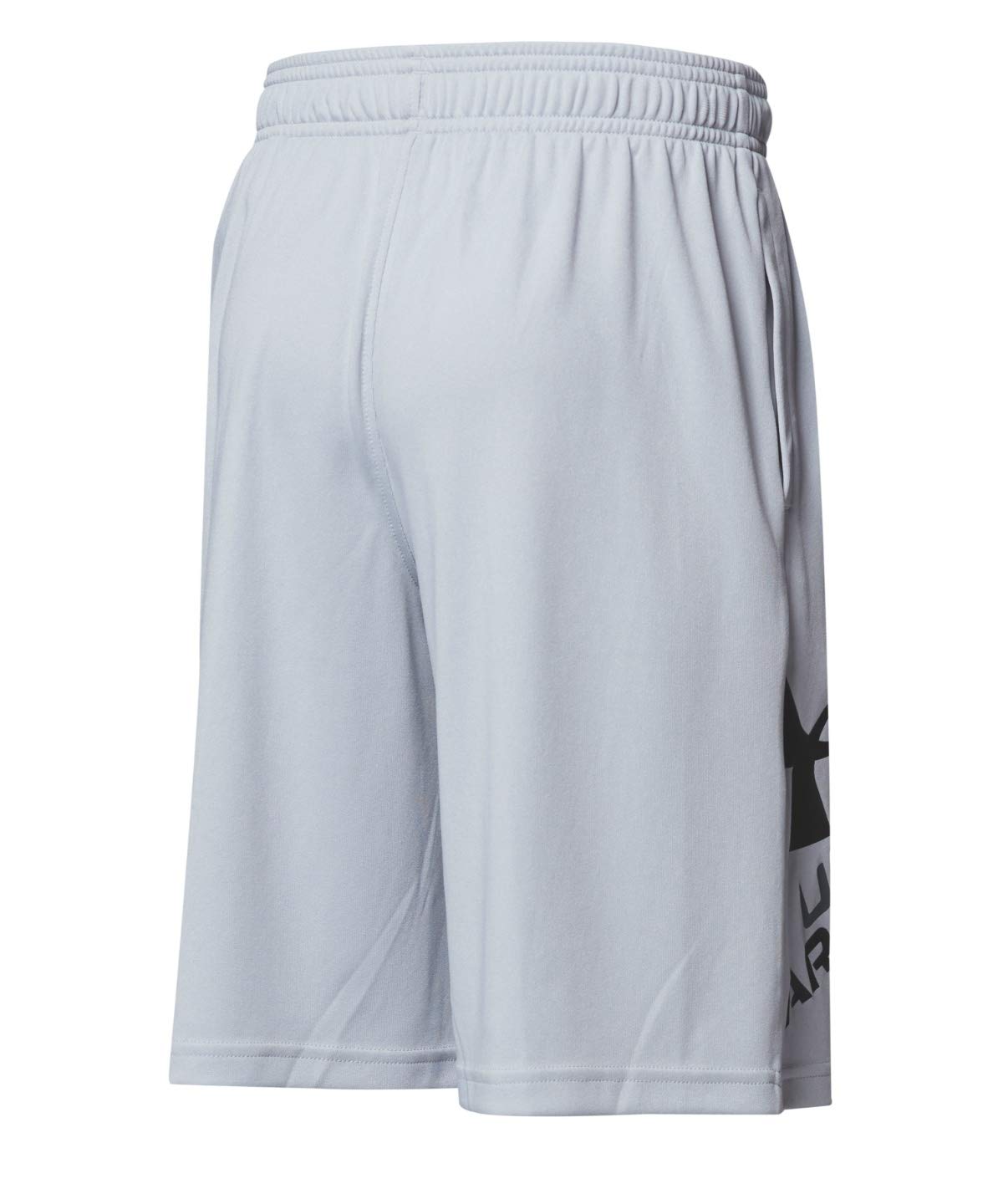 Under Armour boys Prototype 2.0 Logo Shorts , Mod Gray (011)/Black , Youth X-Small