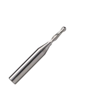 DashHound BRB218 Ball Nose Spiral Bit Solid Carbide CNC Router Bit Up Cut with 1/4 Shank, 1/8"CD X 1/2"CL X 1/4"SD X 2OL