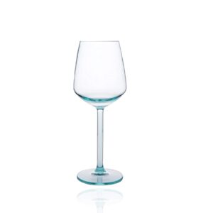 14-ounce Unbreakable Plastic Acrylic Stem Wine Glasses, set of 6-Teal, Red or White Wine Glass, Dishwasher Safe, BPA Free