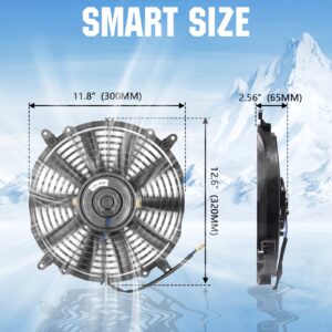 ECO-WORTHY 800CFM Solar Fan Kit, 12in 80W DC Fan Powered by 100W Solar Panel for Greenhouse, Chicken Coop, Attic, Shed, Barn - DELIVERY IN 2 OR 3 PARCELS