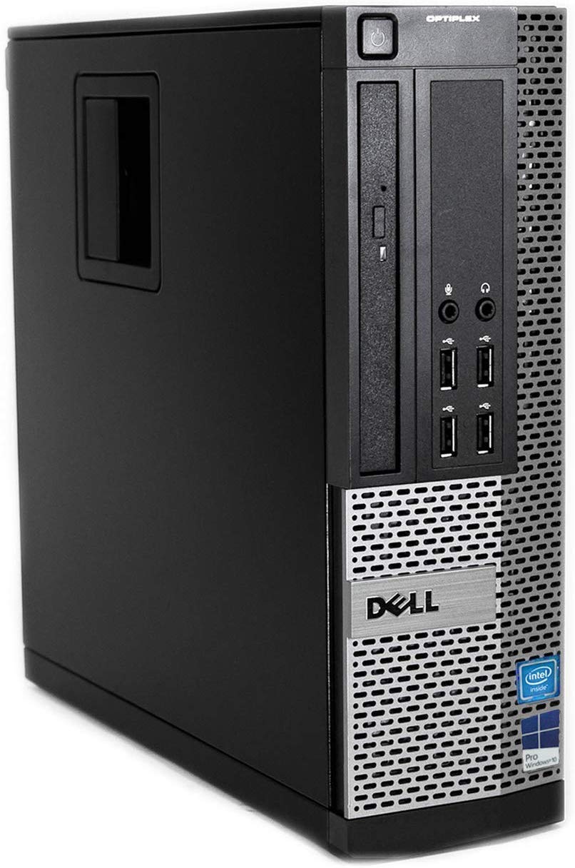 Dell Optiplex 7010 Desktop Computer- Intel Core i7 3.4GHz, 16GB DDR3, New 2TB HDD, Windows 10 Pro 64-Bit, WiFi, DVDRW + New Dell Full HD 22 inch LED Monitor (Renewed)