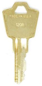hon 120r replacement keys: 2 keys