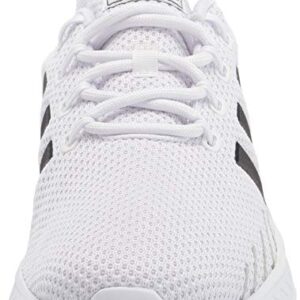 adidas Men's Questar Flow Nxt Running Shoe, White/Black/Grey, 10