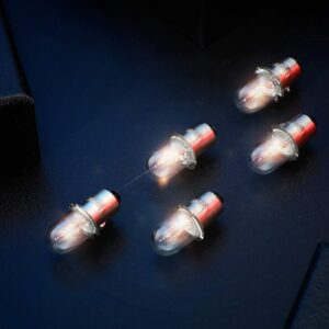 Mudder 8 Packs 780287001 Flashlight Bulbs Flashlight Replacement Bulbs Compatible with Ridgid 18V Flashlight P704 P703 P700