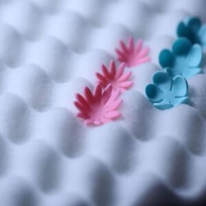 Guoshang Fondant Sponge Pad Mould,Waves Foam Tray Handmade Paste Cake Baking Kitchen Tools