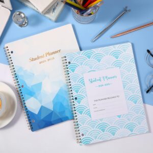 Student Planner 2024-2025 - Monthly and Weekly School Planner 2024-2025 with Stickers, July 2024 - June 2025, 9" x 11", Academic Planner - Blue