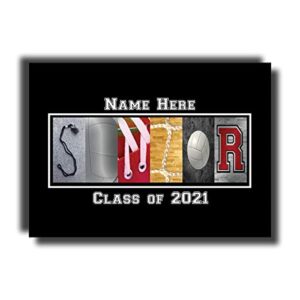 personalized senior volleyball gift, class of 2021, 8x10 or 11x14 photo print,