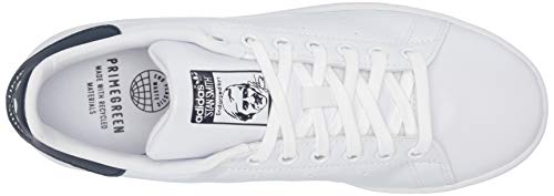 adidas Originals Men's Stan Smith (End Plastic Waste) Sneaker, White/White/Collegiate Navy, 10