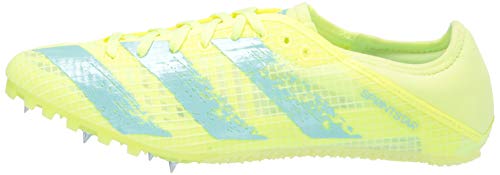 adidas Women's Sprintstar Running Shoe, Hi-Res Yellow/Clear Aqua/Core Black, 6