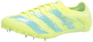 adidas women's sprintstar running shoe, hi-res yellow/clear aqua/core black, 6