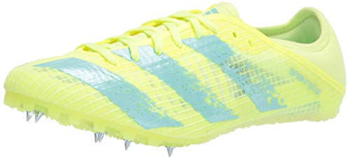 adidas Women's Sprintstar Running Shoe, Hi-Res Yellow/Clear Aqua/Core Black, 6