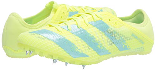 adidas Women's Sprintstar Running Shoe, Hi-Res Yellow/Clear Aqua/Core Black, 6