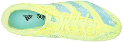 adidas Women's Sprintstar Running Shoe, Hi-Res Yellow/Clear Aqua/Core Black, 6