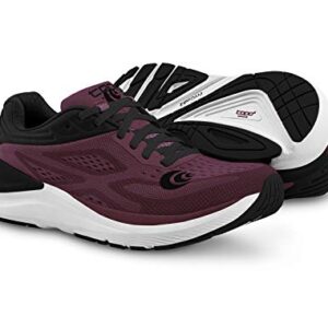 Topo Athletic Women's Ultrafly 3 Breathable Road Running Shoes, Wine/Black, Size: 6