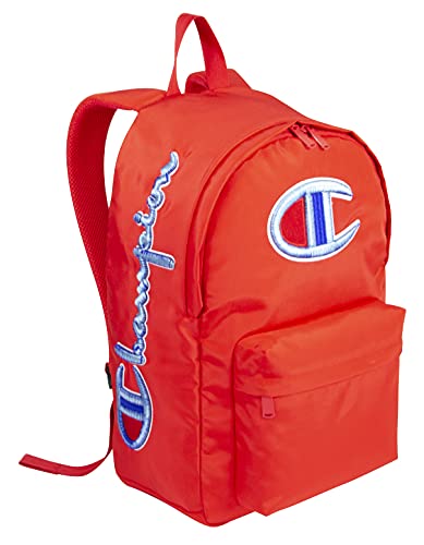 Champion unisex adult Backpacks, Medium Red, One Size US