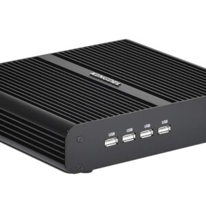 Kingdel® NC860 Powerful Mini Desktop Computer, Fanless Mini PC with Intel i7 10th Gen. CPU(Up to 4.9Ghz), 32GB DDR4 RAM, 512GB SSD, 4K 4096x2304, HD Port, DP, Full Metal Case, Windows 11 Pro