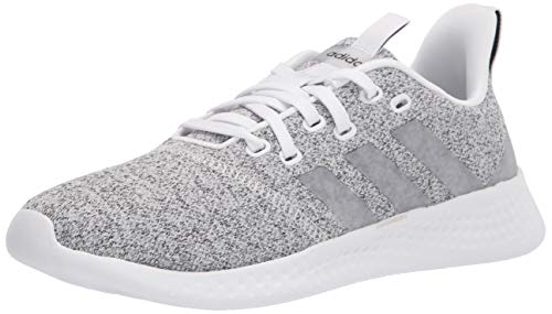 adidas Women's Puremotion Running Shoe, White/Black, 9