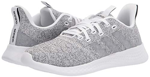 adidas Women's Puremotion Running Shoe, White/Black, 9