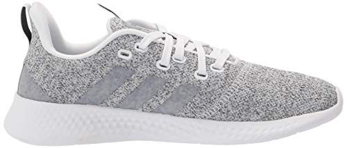 adidas Women's Puremotion Running Shoe, White/Black, 9