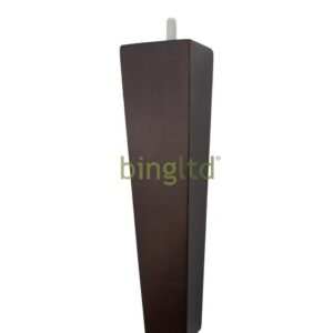 BingLTD - 10" Square Tapered Dark Walnut Hardwood Sofa Legs - Set of 4 (ST2510-202)