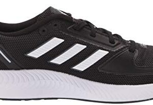 adidas Women's Runfalcon 2.0 Running Shoe, Black/Core White/Grey, 8.5