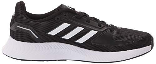 adidas Women's Runfalcon 2.0 Running Shoe, Black/Core White/Grey, 8.5