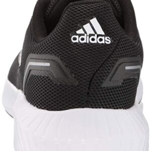 adidas Women's Runfalcon 2.0 Running Shoe, Black/Core White/Grey, 8.5