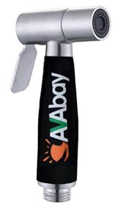 avabay dual mode sprayer head-bidet spray w/chrome finish - cloth diaper shattaf - pet wash (style 1)