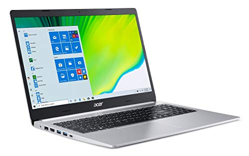 Acer Aspire 5 A515-44-R41B, 15.6" Full HD, AMD Ryzen 5 4500U Hexa-Core Mobile Processor with Radeon Graphics, 8GB DDR4, 256GB NVMe SSD, WiFi 5, HD Webcam, Backlit Keyboard, Windows 10 Home